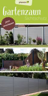 Gartenzaun Sichtschutzzaun Und Zaunelemente Aus Metall Wpc Hpl Bpc In Anthrazit U V M Gartenzaun Vorgarten Zaun Sichtschutzzaun