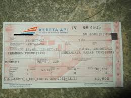 Harga tiket kereta api joglosemarkerto dari purwokerto & kuotoarjo. Jalur Besi Bentuk Tiket Kereta Api Indonesia Dari Masa Ke Masa