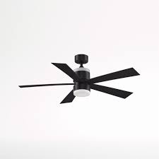 Ceiling fans indoor ceiling fans fandeliers outdoor ceiling fans ceiling fan light kits ceiling fan accessories. Crate Barrelfanimation Torch 52 Dark Bronze Indoor Outdoor Ceiling Fan With Led Light Dailymail