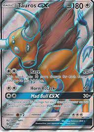 Horn attack is a normal type charged move that deals 40 damage and costs 33 energy in pokemon go. Pokemon Sun Moon Taurus Gx 144 149 Holo Card Amazon De Sport Freizeit