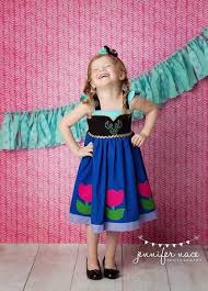 Cotton Disney Princess Dress Everyday Princess Anna Dress Frozen Everyday Dresses