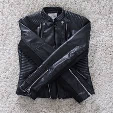 Zara Trf Faux Leather Biker Jacket Faux Leather Biker Jacket Jackets Biker Jacket