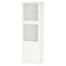 The ikea website uses cookies, which make the site simpler to use. Besta Combinaison Rangement Ptes Vitrees Blanc Lappviken Blanc Verre Transparent Ikea
