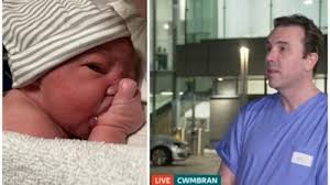 Doctor rushes to deliver baby in car park after appearing live