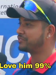 i love sandy than cricket 🏏❤️#cricket #sandeeplamichhane @Sandeep Lam...
