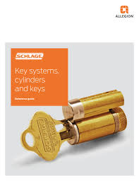 Schlage Key Systems Cylinders And Keys Reference Guide