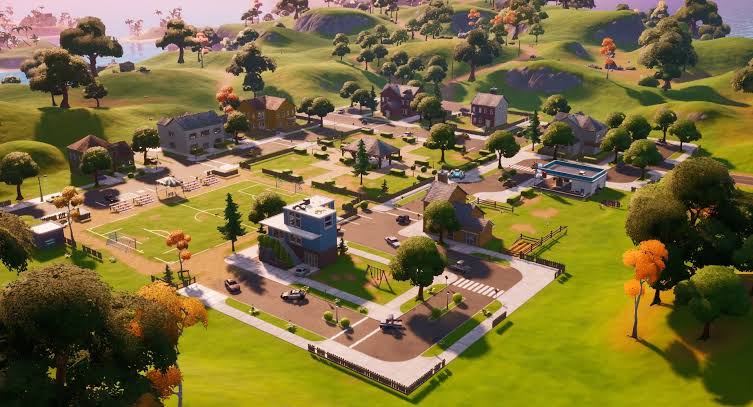 Pleasant Park is full of dust in Fortnite Chapter 2