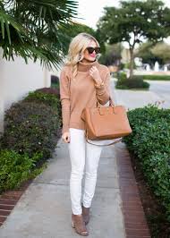 Quick fixes for the dreaded camel toe, peekaboo thong, and muffin top. Affordable White Jeans And Camel Sweater Chronicles Of Frivolity