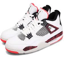 Details About Nike Air Jordan 4 Retro Iv Bright Crimson Pale Citron Hot Lava Aj4 308497 116