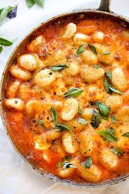 Gnocchi With Pomodoro Sauce Recipe Yummly Recipe Vegetarian Pasta Recipes Fodmap Recipes Recipes