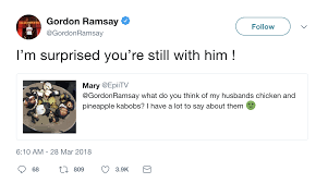 Well now the tables have turned. People Love This Chef Telling Gordon Ramsay He Can T Cook Thai Food