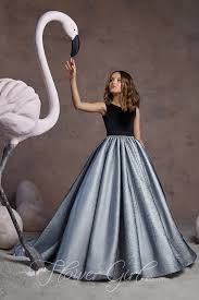 Flower Girl Dress Silver Girls Easter Dress Ball Gown First Etsy Grey Flower Girl Dress Girls Ball Gown Girls Easter Dresses