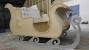 Homemade Wooden Santa Sleigh