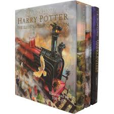 Alongside the harry potter series, she also wrote three short companion volumes for charity: Harry Potter Hardback Illustrated Collection Book Box Set By J K Rowling Big W