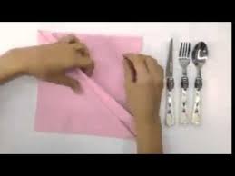 Susun atur meja makan vip. Cara2 Melipat Tisu Meja Youtube