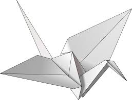 File Origami Crane Svg Crane Drawing Origami Origami Crane
