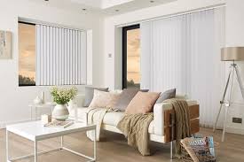 Living room fabric vertical blinds. Fabric Window Blinds Made To Measure By English Blinds