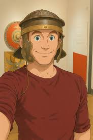 Me in Studio Ghibli Style. It is interesting to see how I can be made  younger and older at the same time. Thanks so much to @yosefsid for your  help!