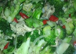Tumis kembang kol isi seafood. Bahan Meracik Brokoli Kembang Kol Tumis Ayam Simpel