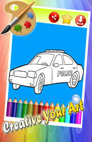 Mewarnai gambar gambar mobil polisi untuk mewarnai. Mewarnai Mobil Polisi For Android Apk Download