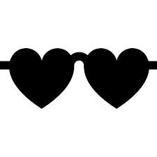 Download Eyeglass Heart Shaped Glasses Fashion Heart Shape Eyeglasses Icon