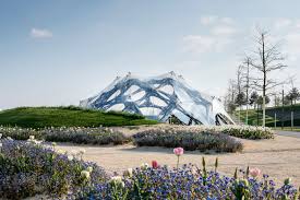 University Of Stuttgart Creates Biomimetic Pavilions At Bundesgartenschau Horticultural Show Pavilion Pavilion Design Architecture