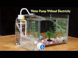 How to make water pump at home diy. Diy Water Pump Without Electricity For Aquarium Youtube Diy Water Pump Aquarium Pump Diy Fountain
