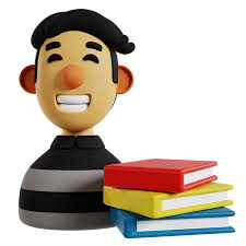 Knowledgeable Avatar Teacher 3D Icon