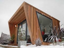 Pod Style Outdoor Retreat Perfect For Home Office Outside The House Garden Office Modern Tiny House Garden Pods