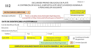 112 declaratie privind obligatiile de plata a contributiilor sociale, impozitului pe venit si evidenta nominala a persoanelor asigurate. Modificari Declaratia 112 Kreston Romania