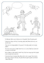 Lesemalblatt Englisch Halloween Unterrichtsmaterial In Den Fachern Englisch Fachubergreifendes In 2020 Englischunterricht Lesen Unterrichtsmaterial