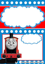 Template Free Thomas The Train Birthday Printables Free Printable Thomas The Train Invitation Templates Drevio Free Printable Birthday Invitations Thomas Train Birthday Train Invitation