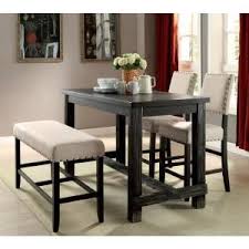 Furniture Of America Kellil Antique Black Counter Height Table Idf 3324bk Pt The Counter Height Dining Table Dining Table In Kitchen Counter Height Pub Table