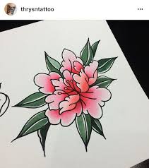 Fleur Pivoine Fleur Peony In 2020 Traditional Tattoo Flowers Japanese Flower Tattoo Body Art Tattoos