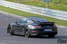 The pccb porsche ceramic composite brakes had been standard on the turbo s already since the 996 generation. Full Gallery Of De Camouflaged Porsche 991 2 Turbo S Spy Shots Total 911