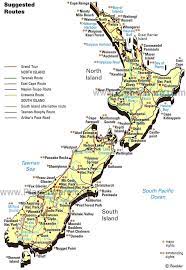 New zealand's 29 regions stretch more than 1,600 kilometres across two main islands. Map Of New Zealand Planetware
