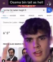 Usāmah bin muḥammad bin 'awaḍ bin lādin. Osama Bin Tall As Hell Id Hin Ifunny