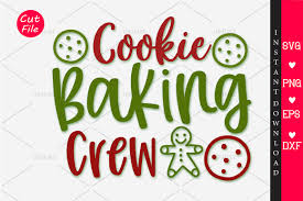 Holiday posters, banners, cards and much more, all ready to download in jpg and svg. Cookie Baking Crew Graphic By Orindesign Creative Fabrica