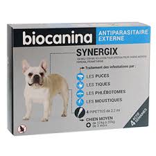 Pipettes antiparasitaires advantix pour grands chiens de 25 à 40 kg. Pipette Anti Puces Chien Synergix Chien Moyen 134 Mg 1200 Mg