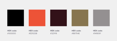Easily find html color codes for your website using our color picker, color chart and html color names with hex color codes are ways of representing the colors we see everyday in a format that a computer can black, the absence of any color on a screen display, is the complete opposite, with. 31 Inspirational Brand Colors How To Use Them Piktochart