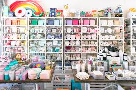 Rainbow Party Supplies At Bonjour Fete Party Decor Stores Party Supply Store Party Supply Boutique