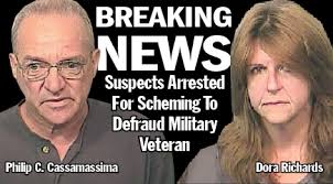 Suspects Arrested For Scheming To Defraud Military Veteran