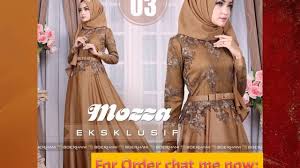 Untuk anda yang ingin menghadiri acara kondangan tak ada salahnya untuk mengenakan gamis brokat. Model Baju Pesta Muslim 2017 62 838 3103 1308 Youtube