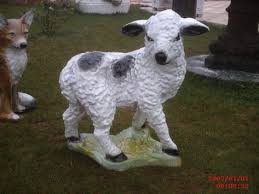 Merinos Kuzu Heykeli Heykel Hayvan Bahce