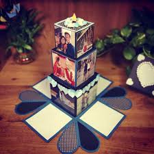If you're going to cut this card on your cutting machine, upload the file to your design software. Aditi S Diy Explosion Box Cards Lbb Bangalore