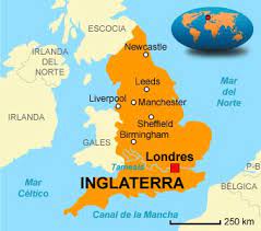 Mapa de gran bretana mapa de greve italy. Mapa Inglaterra Espanol Londres Casas De Fazenda Mapa