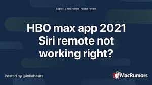 Integration test email #1 email from hbo max. Hbo Max App 2021 Siri Remote Not Working Right Macrumors Forums