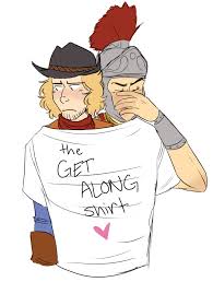 I'll take that hand now. octavius loves jedediah pass it on. Octavius X Jedediah Toothianafairy Poots Night At The Museum Museum Movie Museum