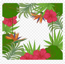 You have come to the right place! Borders Leaves Green With Flowers Hd Png Download Vhv