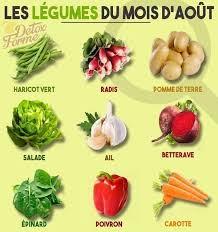 Fruits Et Legumes Du Mois D Aout
